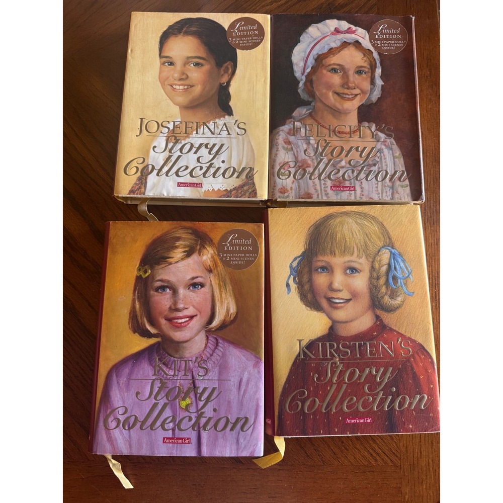 American Girl Story Collection Hardcover Book Lot Josefina Felicity Kit Kirsten